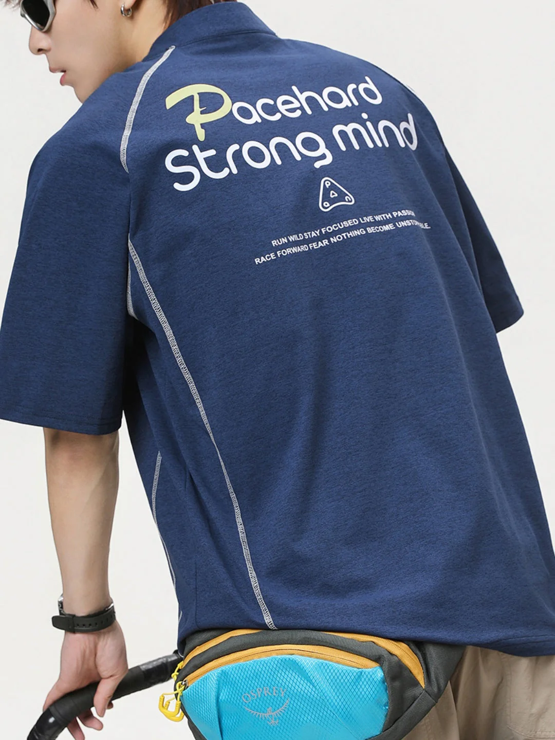 Color-blocked Lightweight Loose-fit T-shirts - Image 2