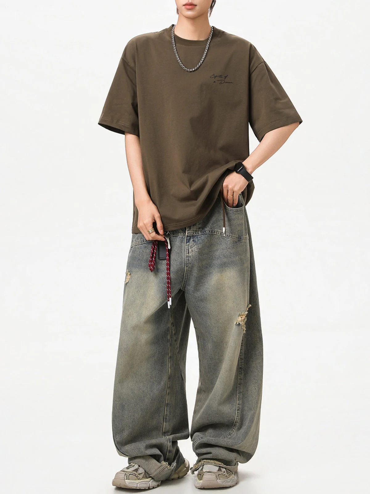 Letter Printed T-shirts - Image 6