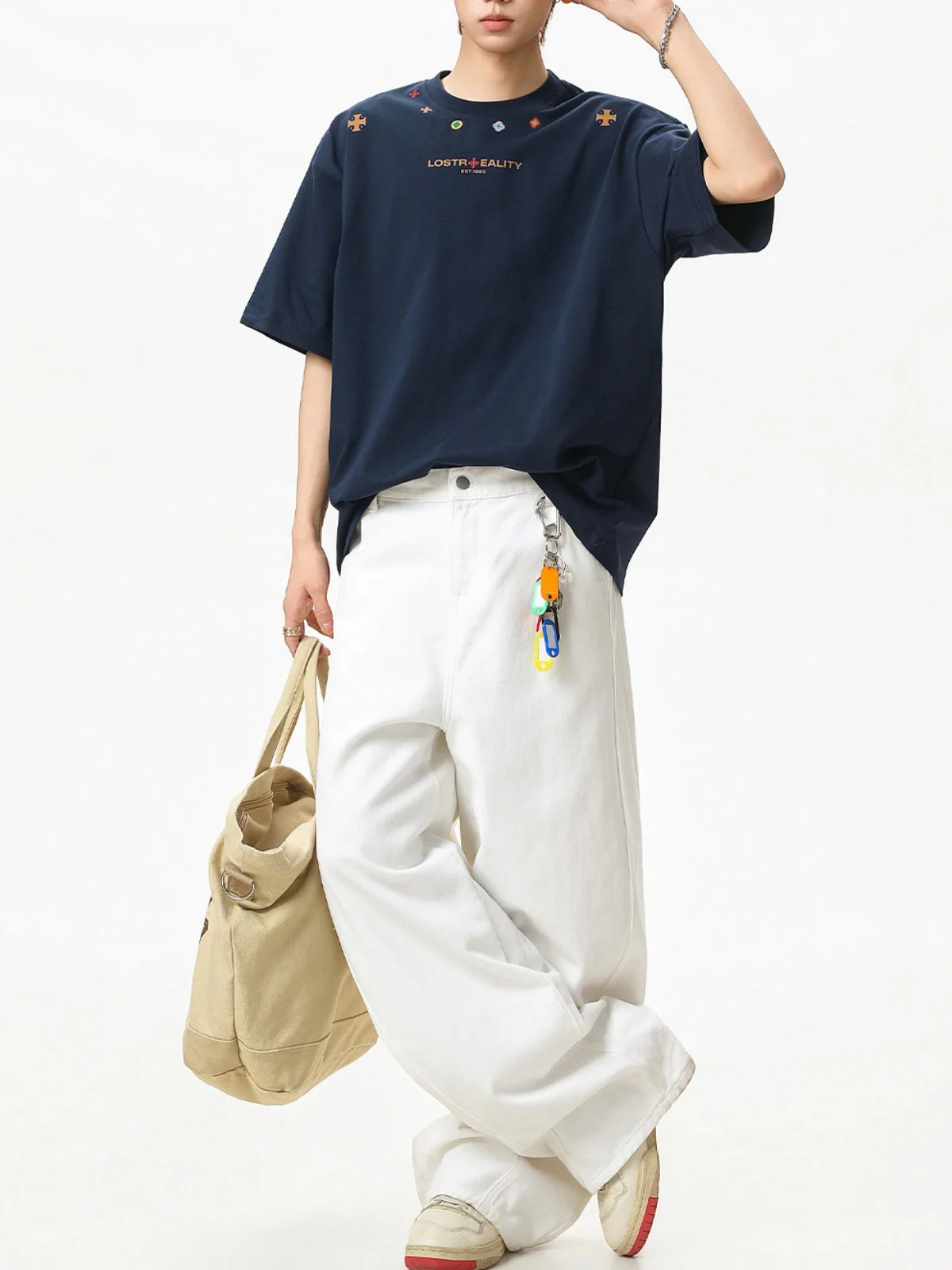 Ethnic Style Color Printed T-shirts - Image 8