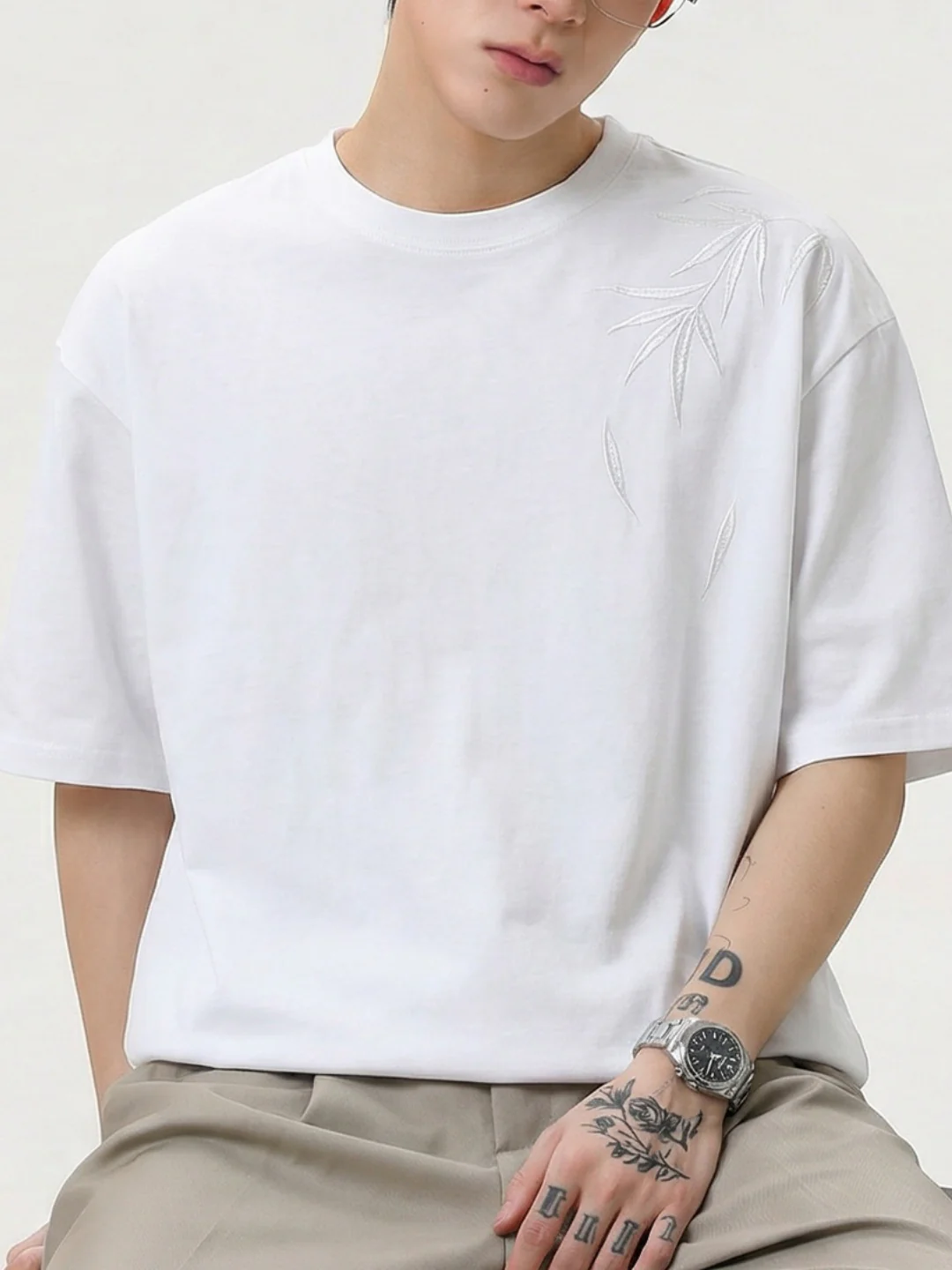 New Chinese Style Bamboo Embroidery T-shirts - Image 2