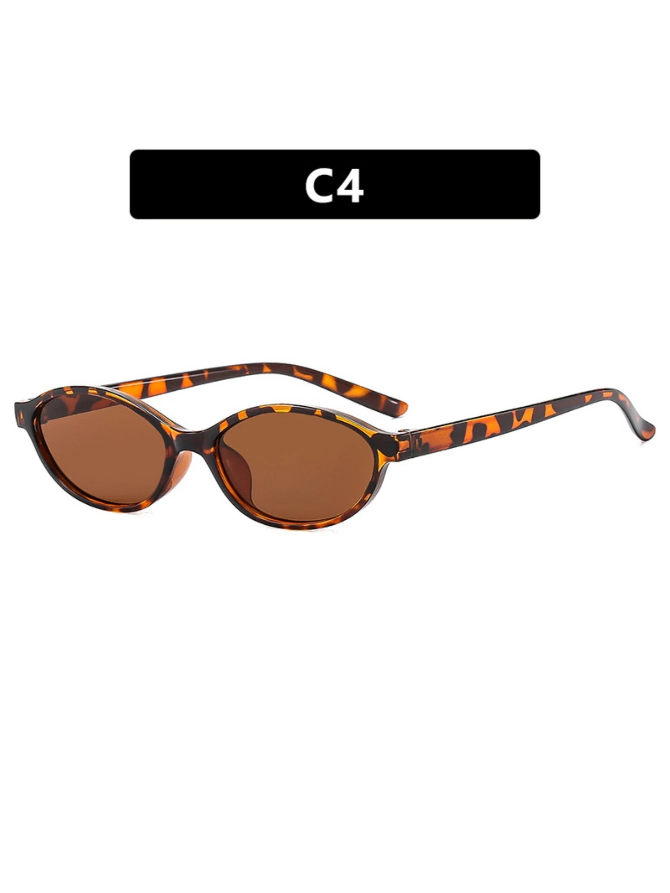Stylish Oval-framed Sunglasses - Image 10