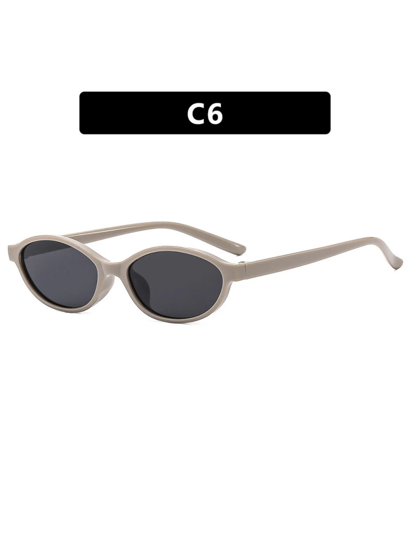 Stylish Oval-framed Sunglasses - Image 14