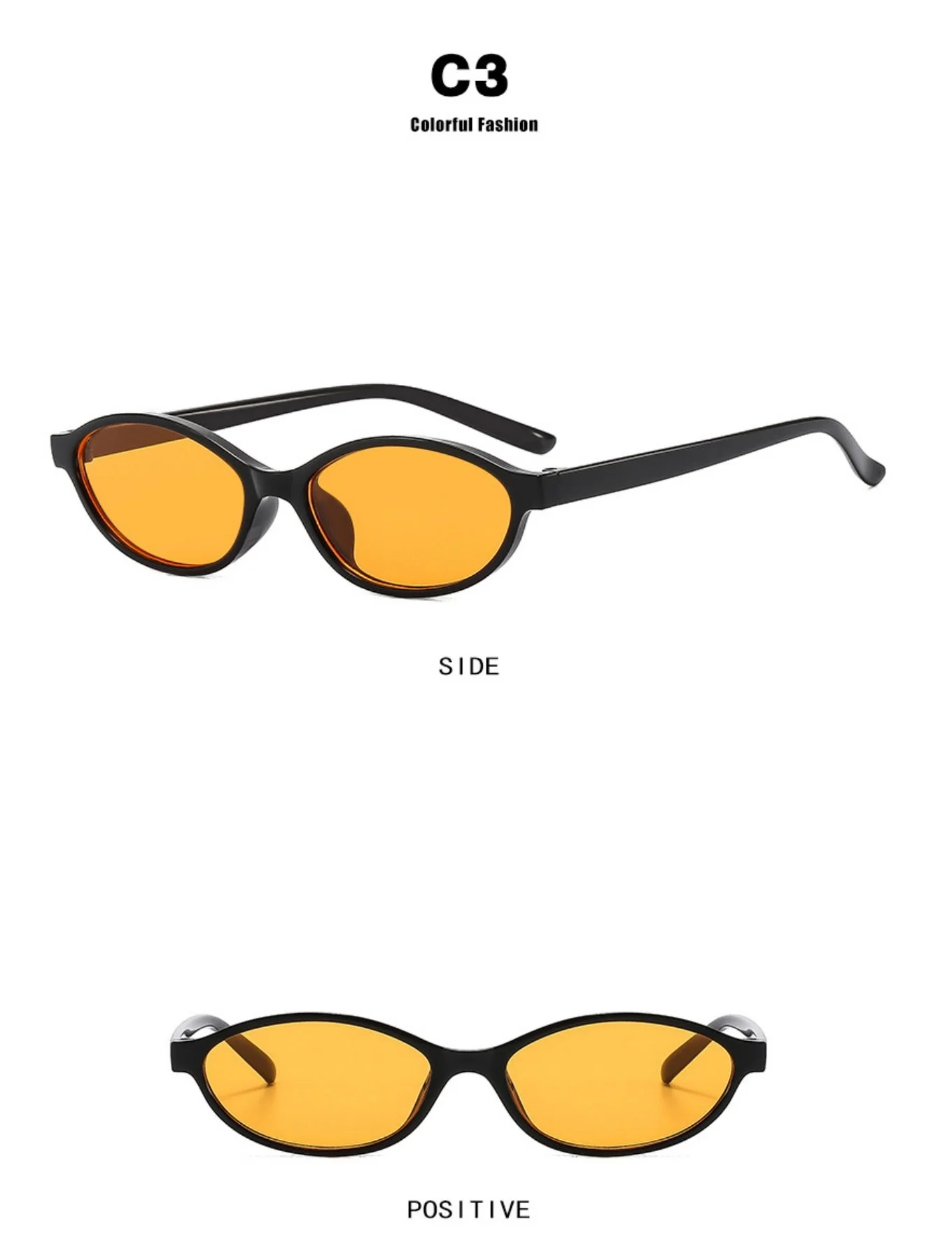 Stylish Oval-framed Sunglasses - Image 9