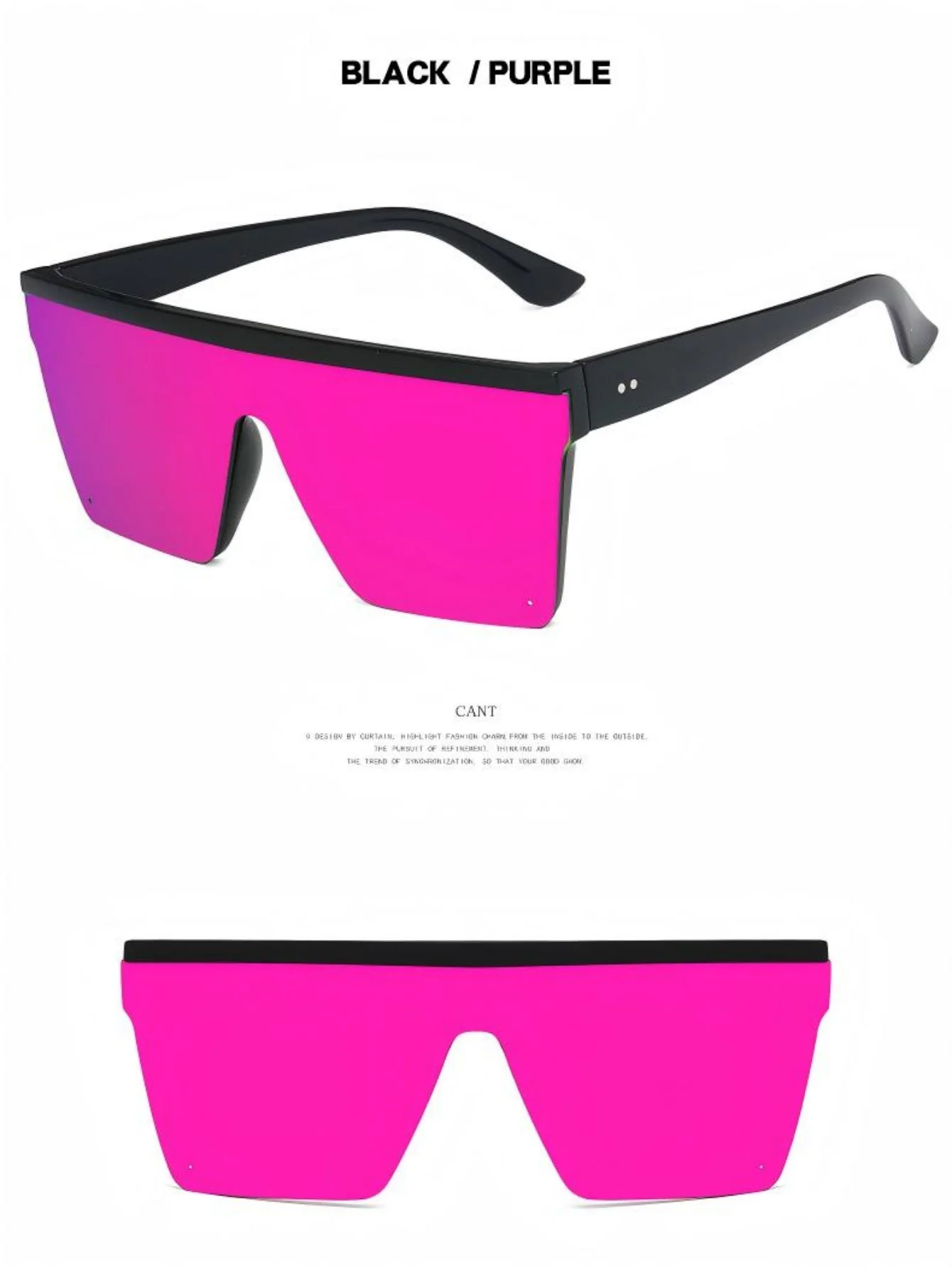 Trendy Oversized Sunglasses - Image 12