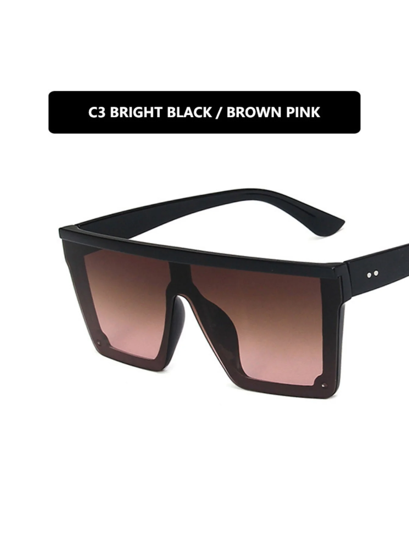 Trendy Oversized Sunglasses - Image 8