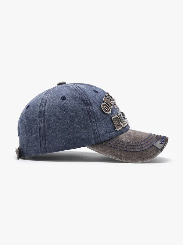 Distressed Embroidery Letter Baseball Caps - Image 2