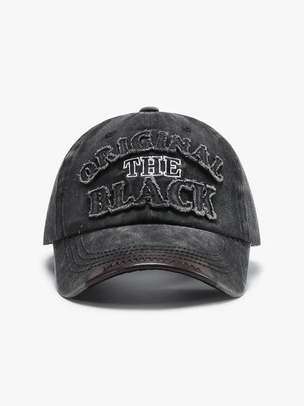 Distressed Embroidery Letter Baseball Caps - Image 4