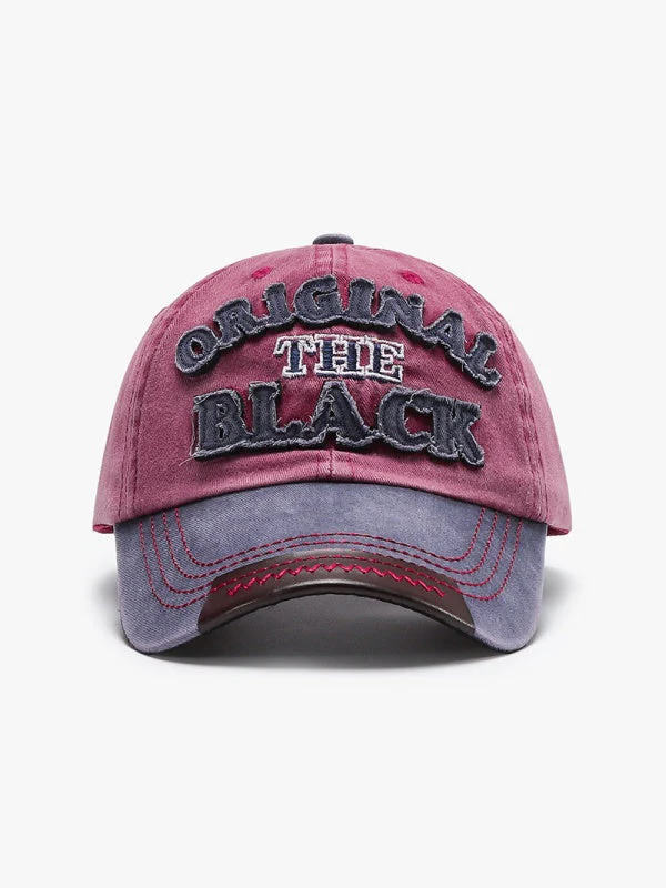 Distressed Embroidery Letter Baseball Caps - Image 5