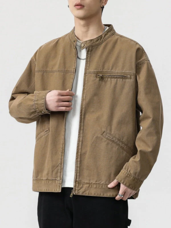 Retro Loose-fit Denim Jacket - Image 5