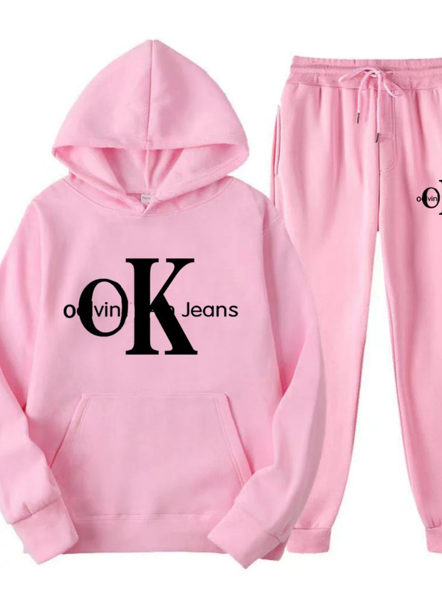 Sports Printed Hoodies Sweatpants 2-piece Sets - Image 8