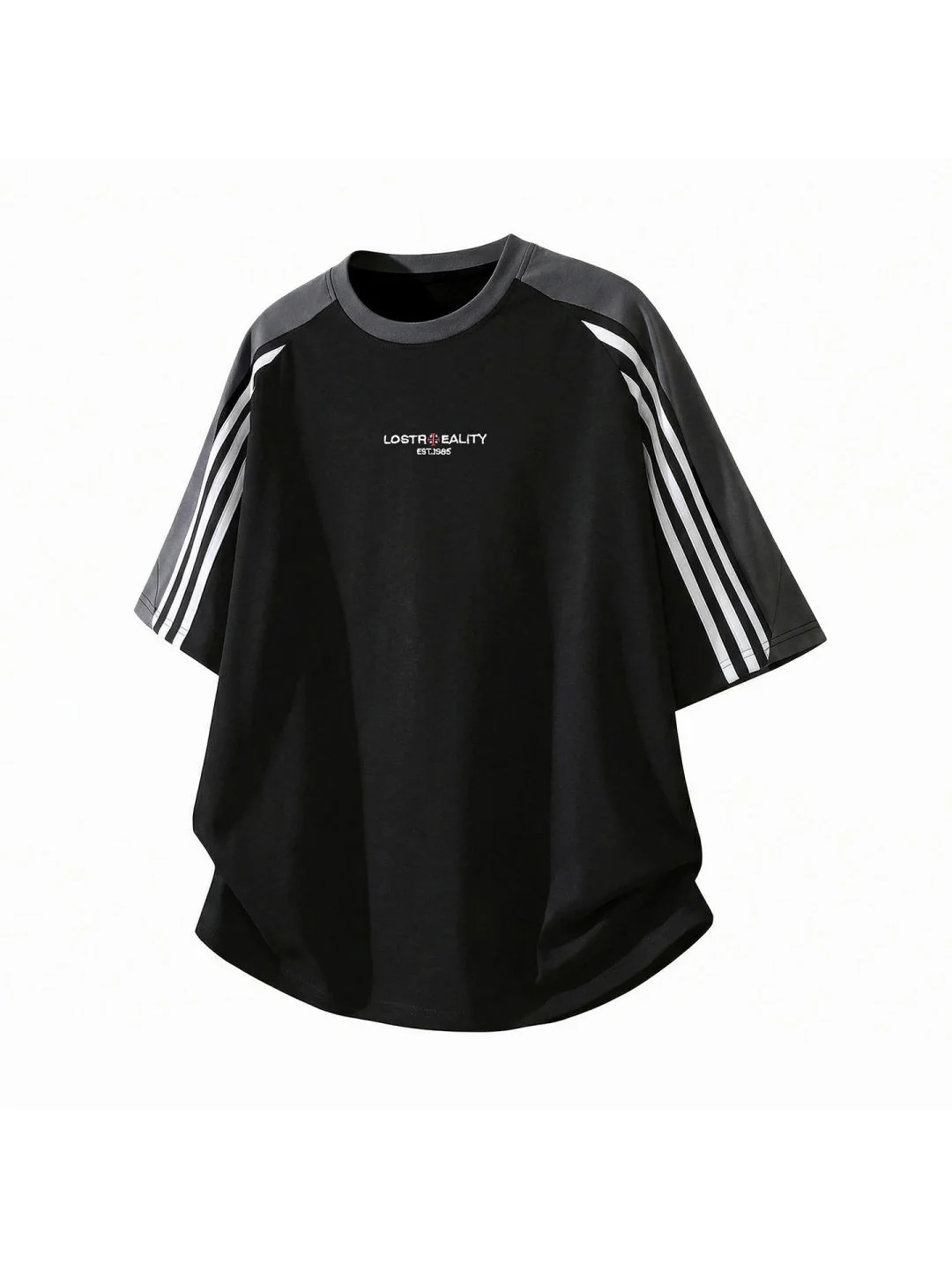 Color-blocked Ins Patchwork T-shirts - Image 9
