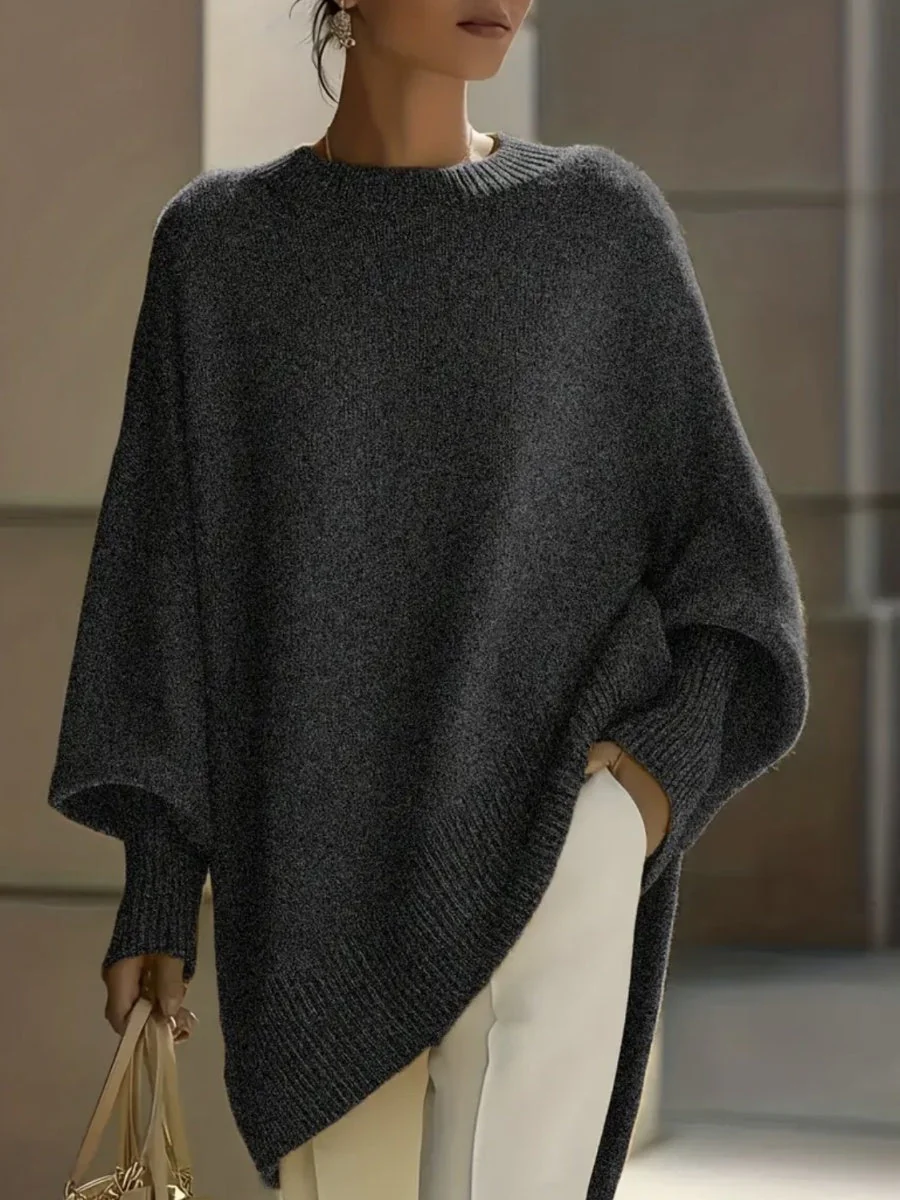 Loose-fit Lazy Longline Knitwear Sweaters - Image 10