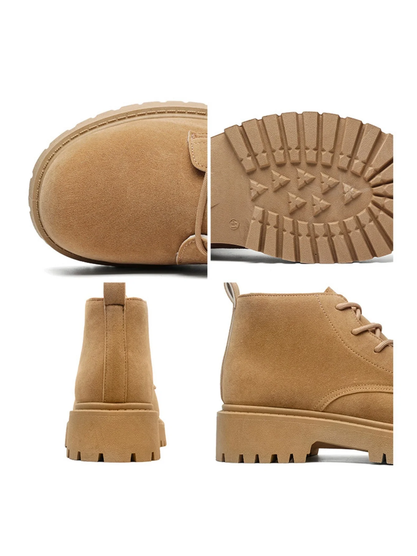 Retro Suede Oversized Martin Boots - Image 8