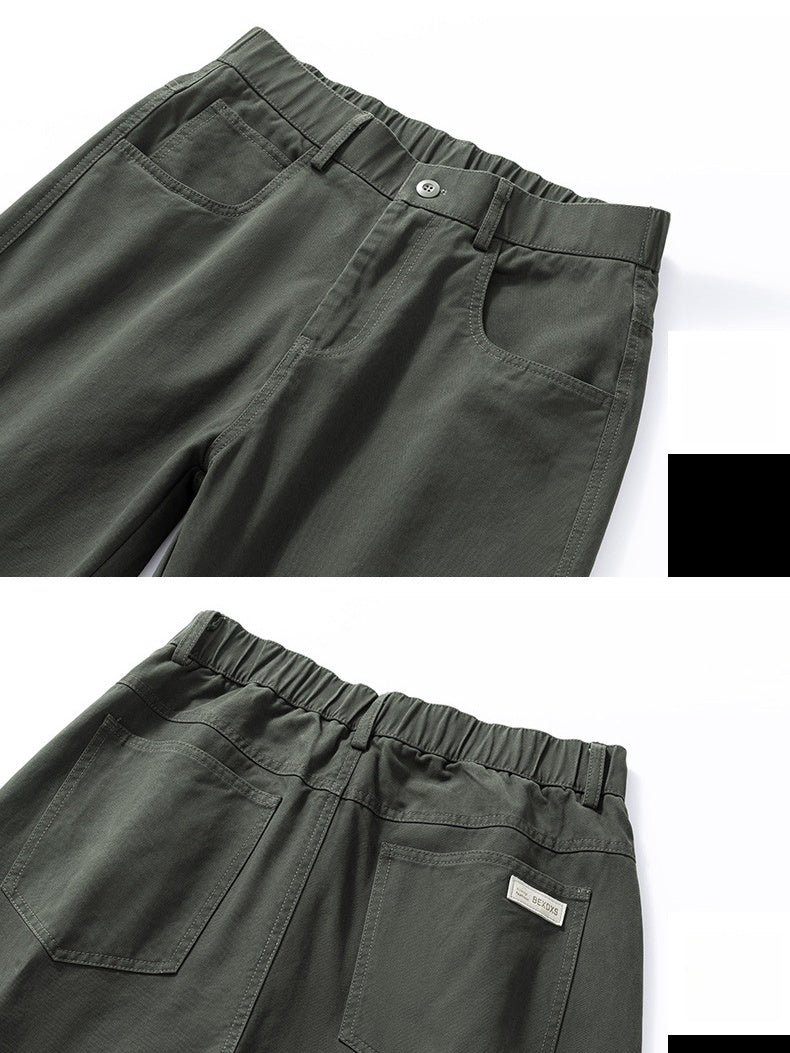 Cleanfit Loose-fit Straight-fit Cargo Trousers - Image 9