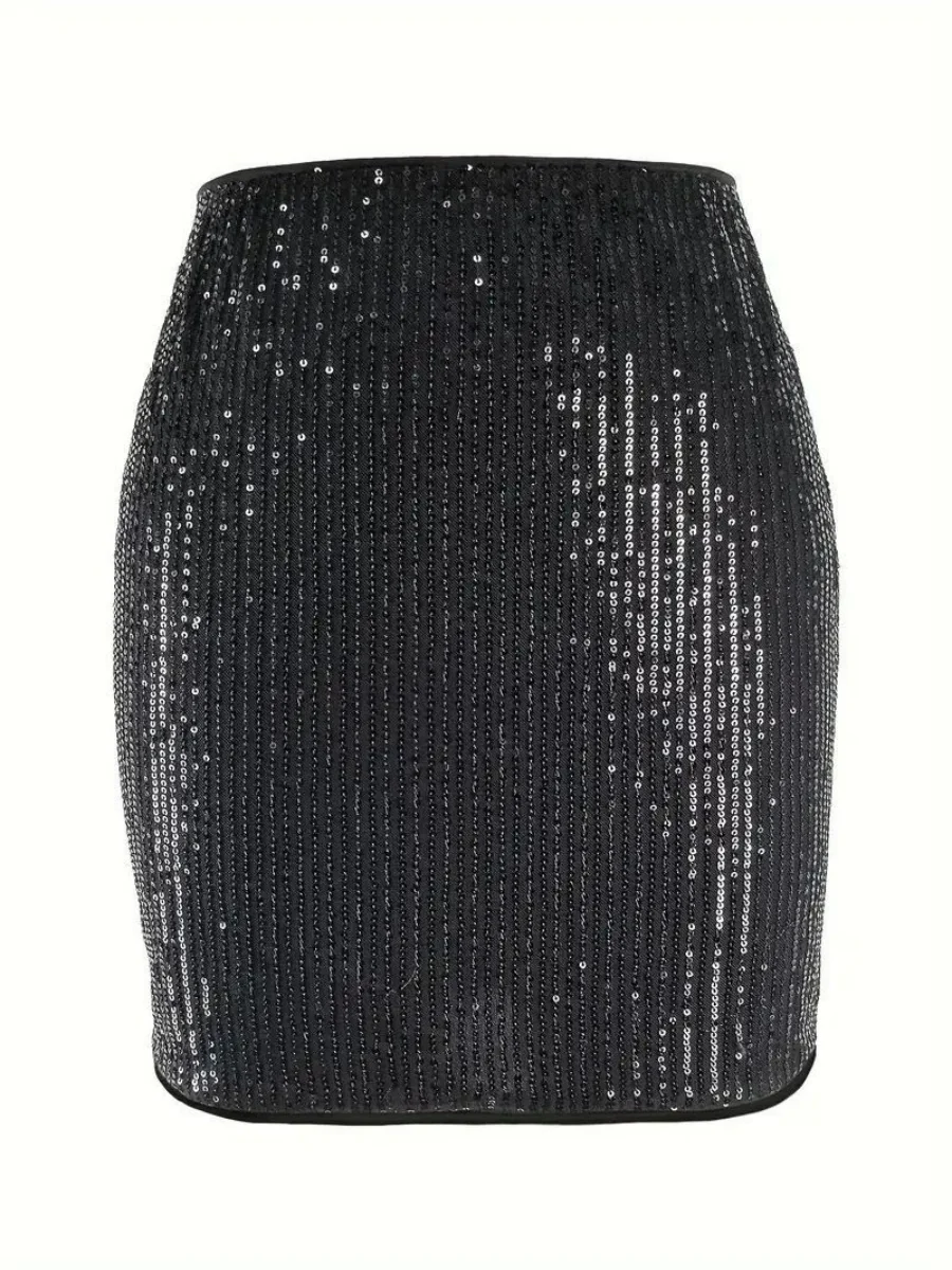 Sequins Sequins Hip-hugging Reunion Skirts - Image 4