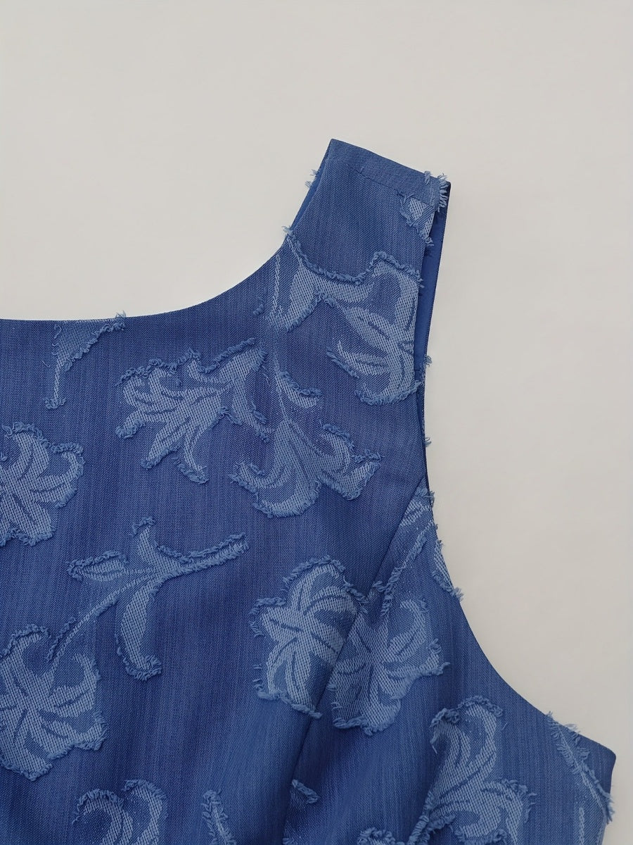 Jacquard Sundress Commuting Mini&Short Dresses - Image 5