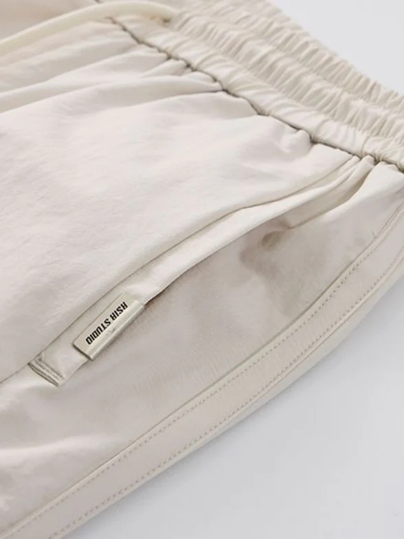 Loose-fit Straight-fit Cooling Sensation Wide-leg Pants - Image 5