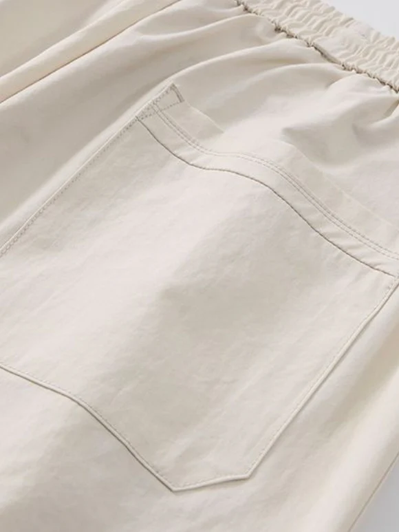 Loose-fit Straight-fit Cooling Sensation Wide-leg Pants - Image 6
