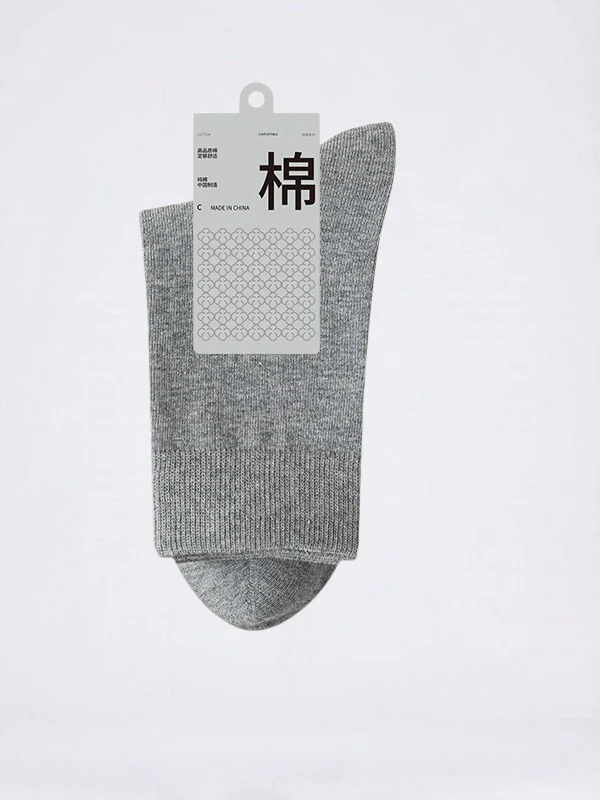 Four Seasons Antibacterial Breathable Anti-odor Medium Tube Socks - Image 16
