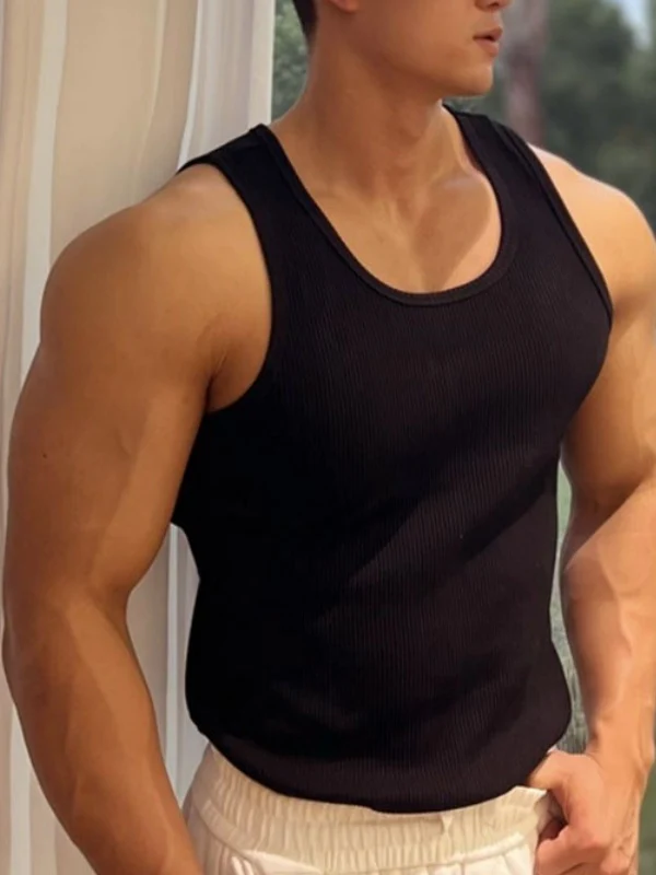 Lightweight Sports Fitness Stretch Slim-fit Moisture-wicking Breathable Tank Tops - Image 5