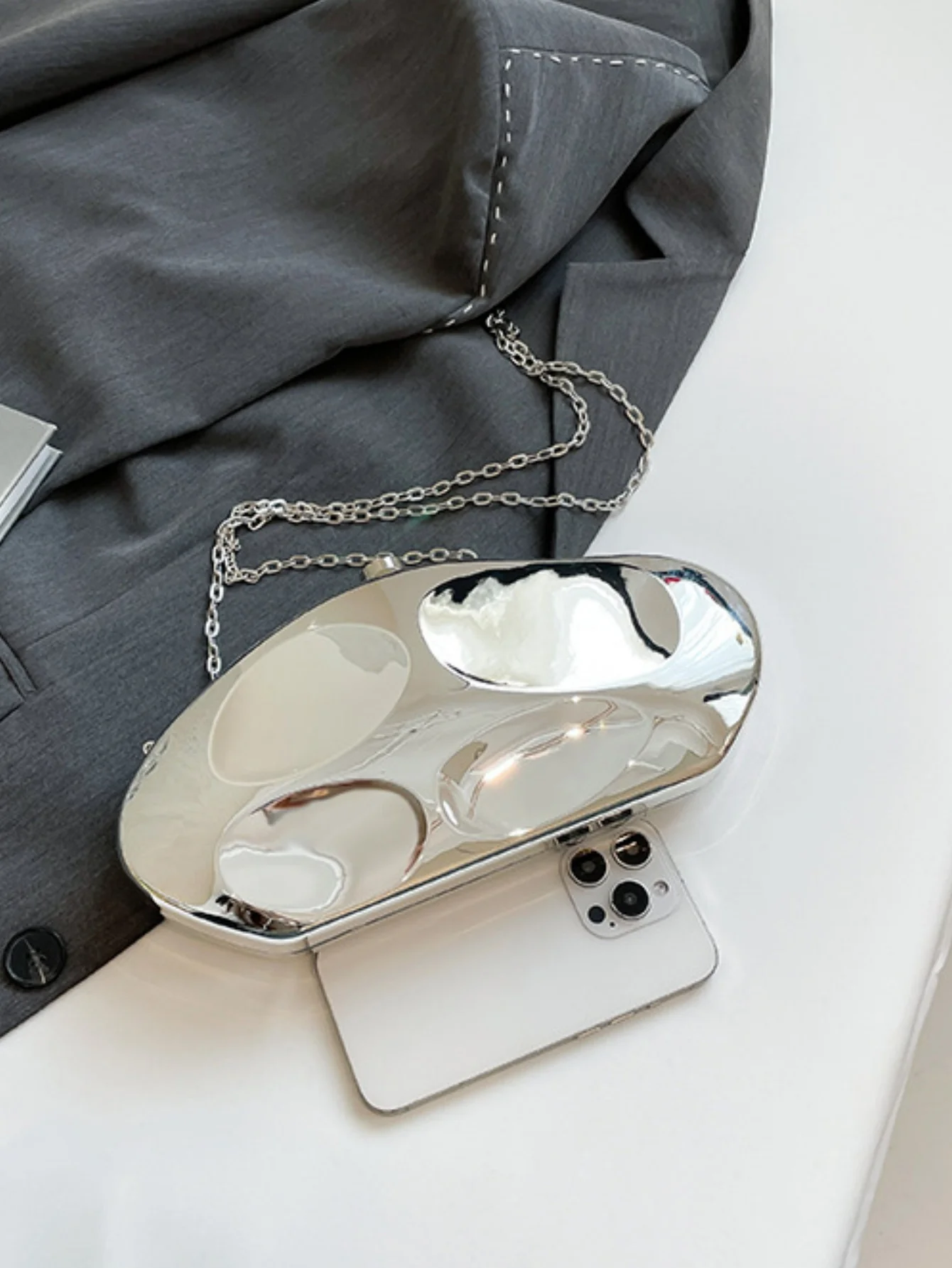 Acrylic Fashion Evening Shoulder/Crossbody Bag - Image 5