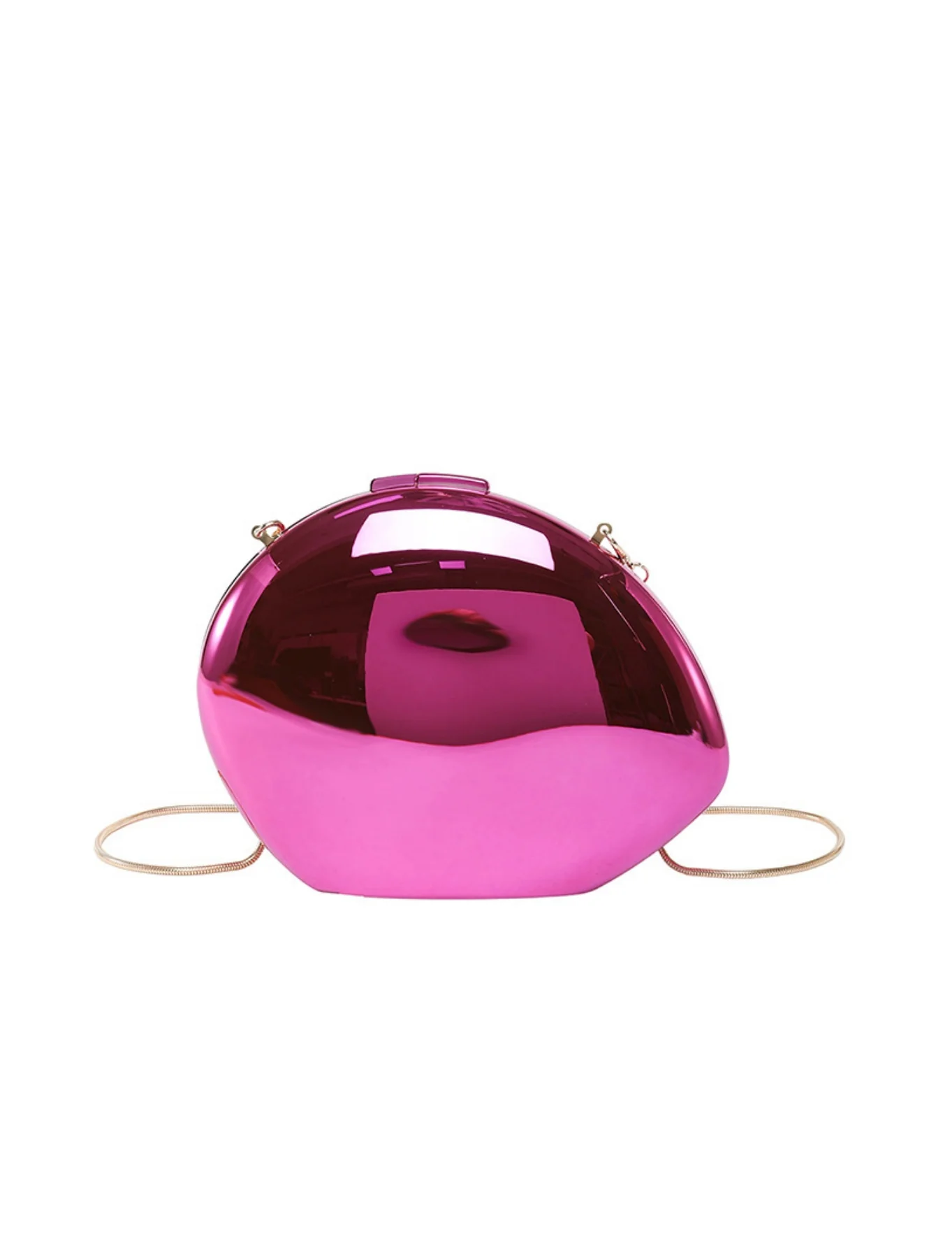 Mirrored Acrylic Evening Fashion Shoulder/Crossbody Bag - Image 10