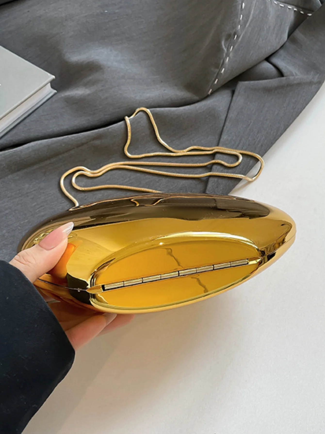 Mirrored Acrylic Evening Fashion Shoulder/Crossbody Bag - Image 31
