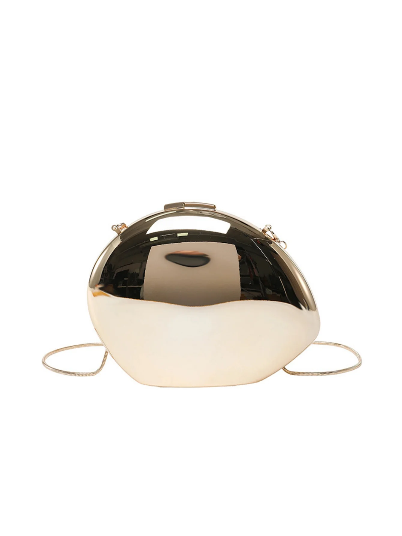 Mirrored Acrylic Evening Fashion Shoulder/Crossbody Bag - Image 8