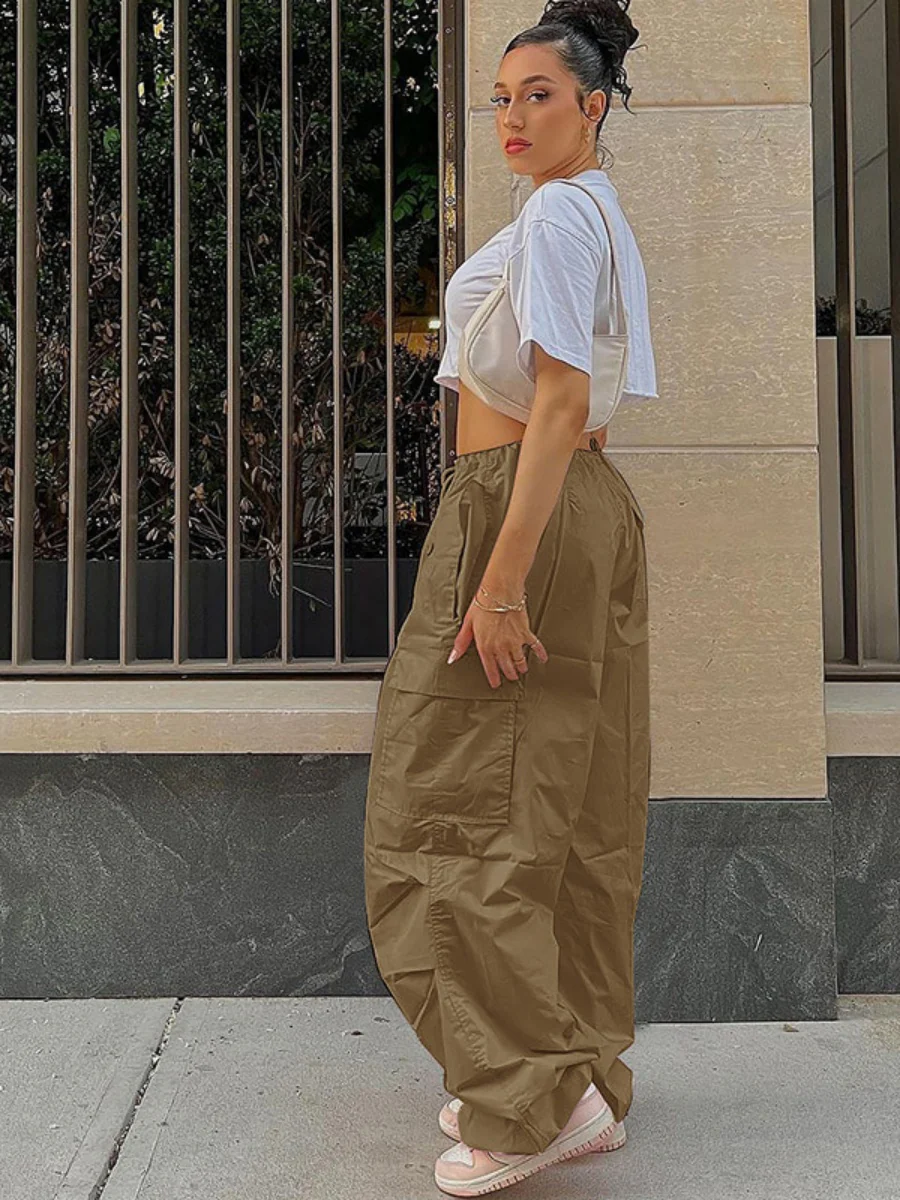 Low-rise Drawstring Jogger Pants - Image 4