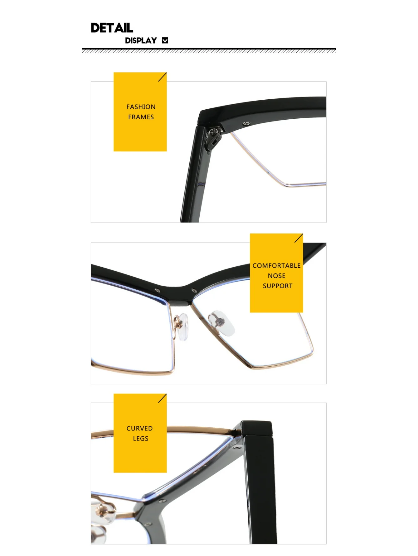 Leopard Print Full-frame Square Fashion Glasses - Image 15