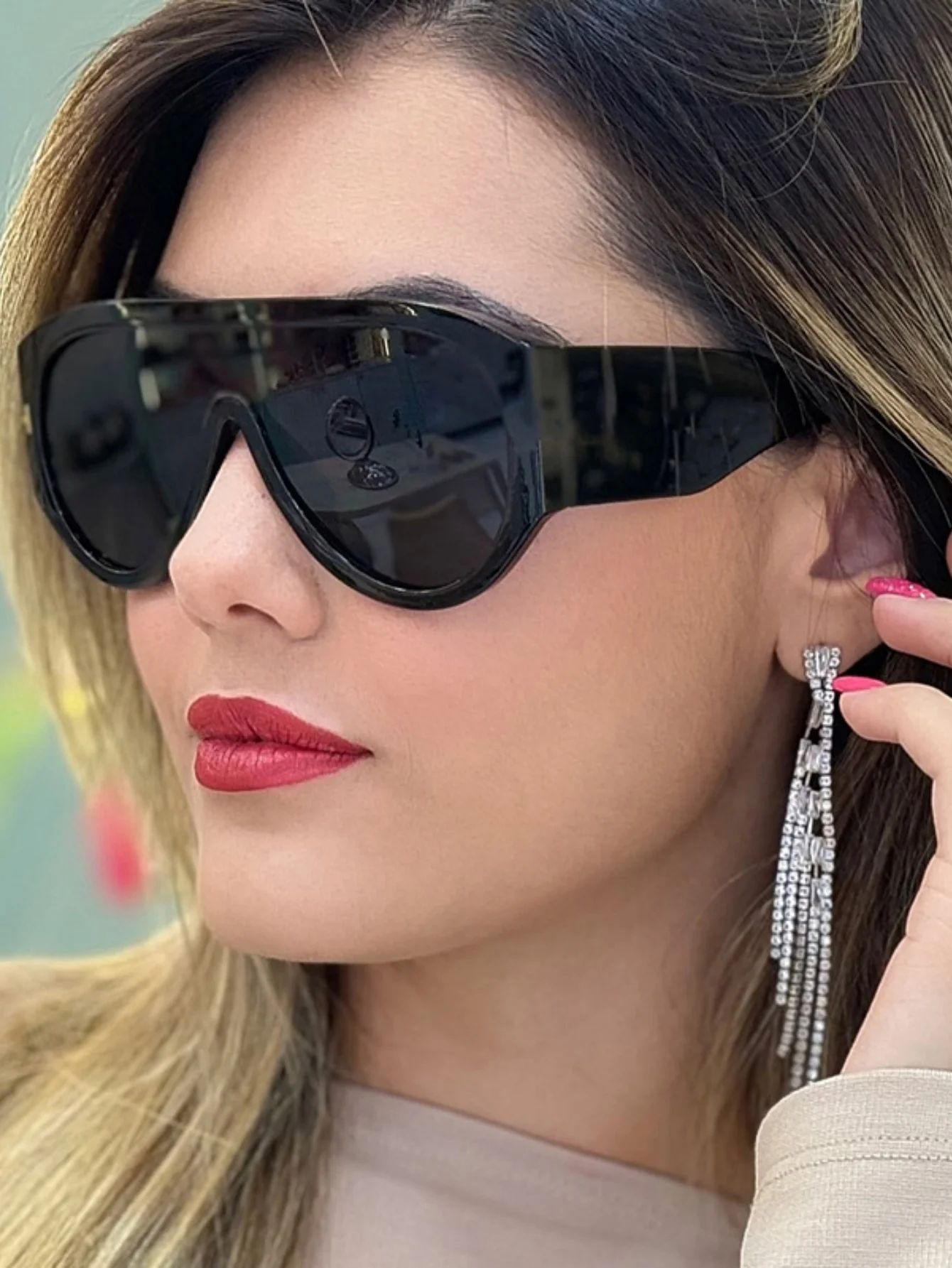 Full-rimmed Aviator Sunglasses - Image 3