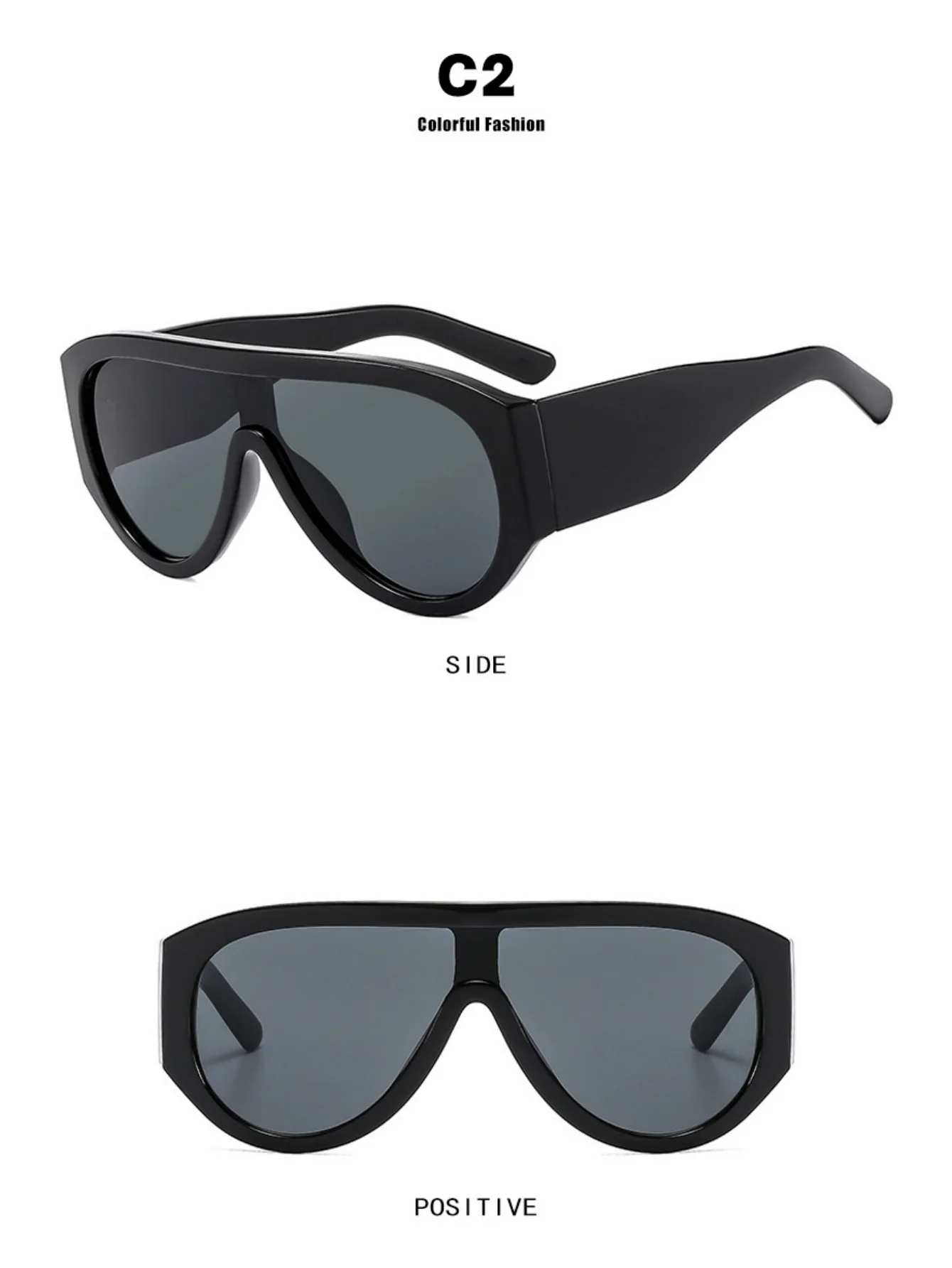 Full-rimmed Aviator Sunglasses - Image 7