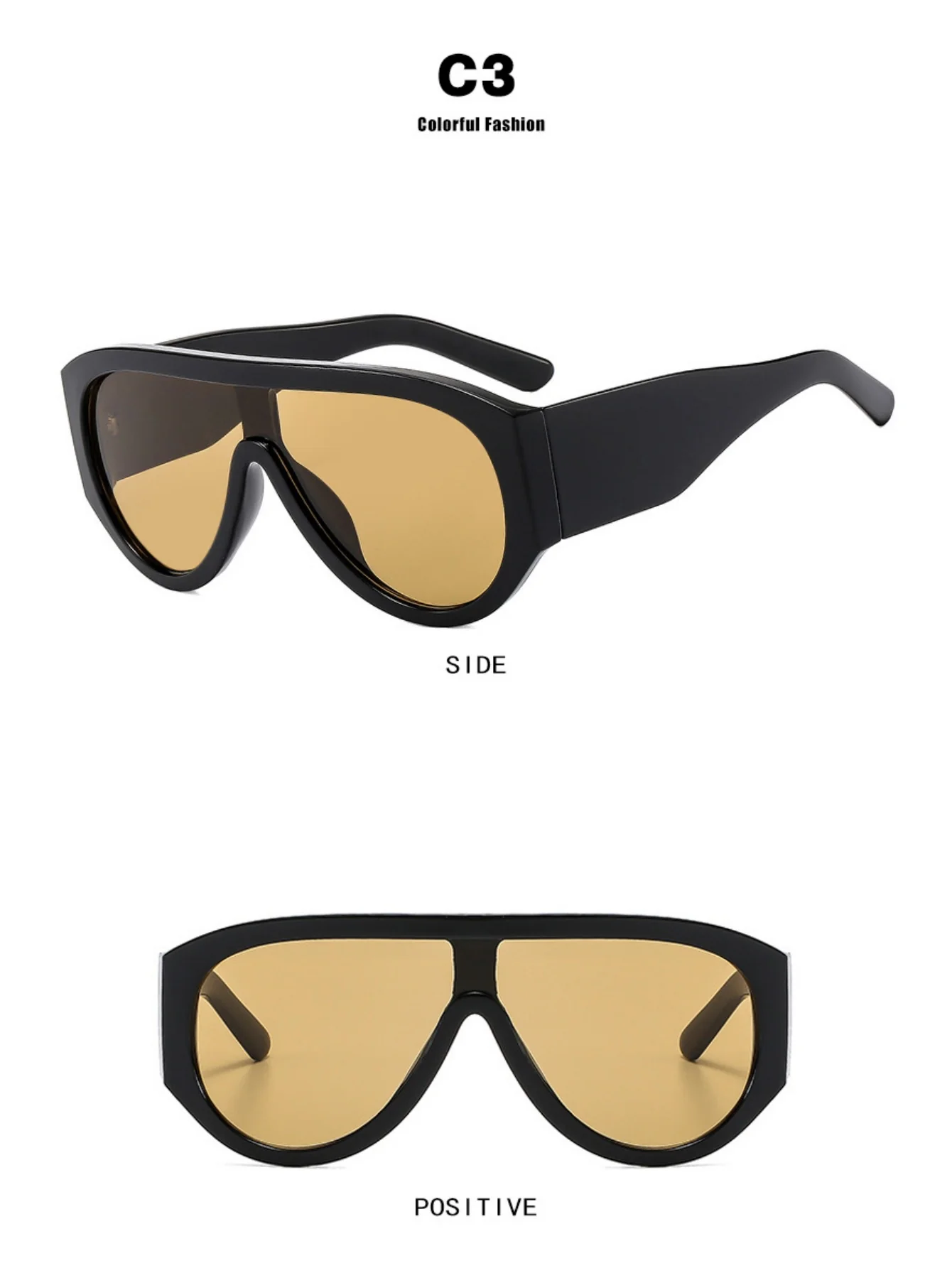 Full-rimmed Aviator Sunglasses - Image 9