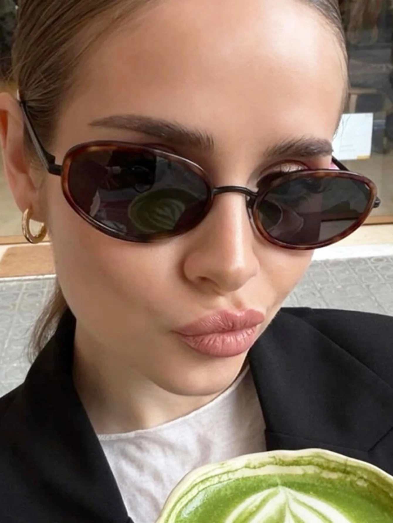 Full-frame Oval Sunglasses - Image 2