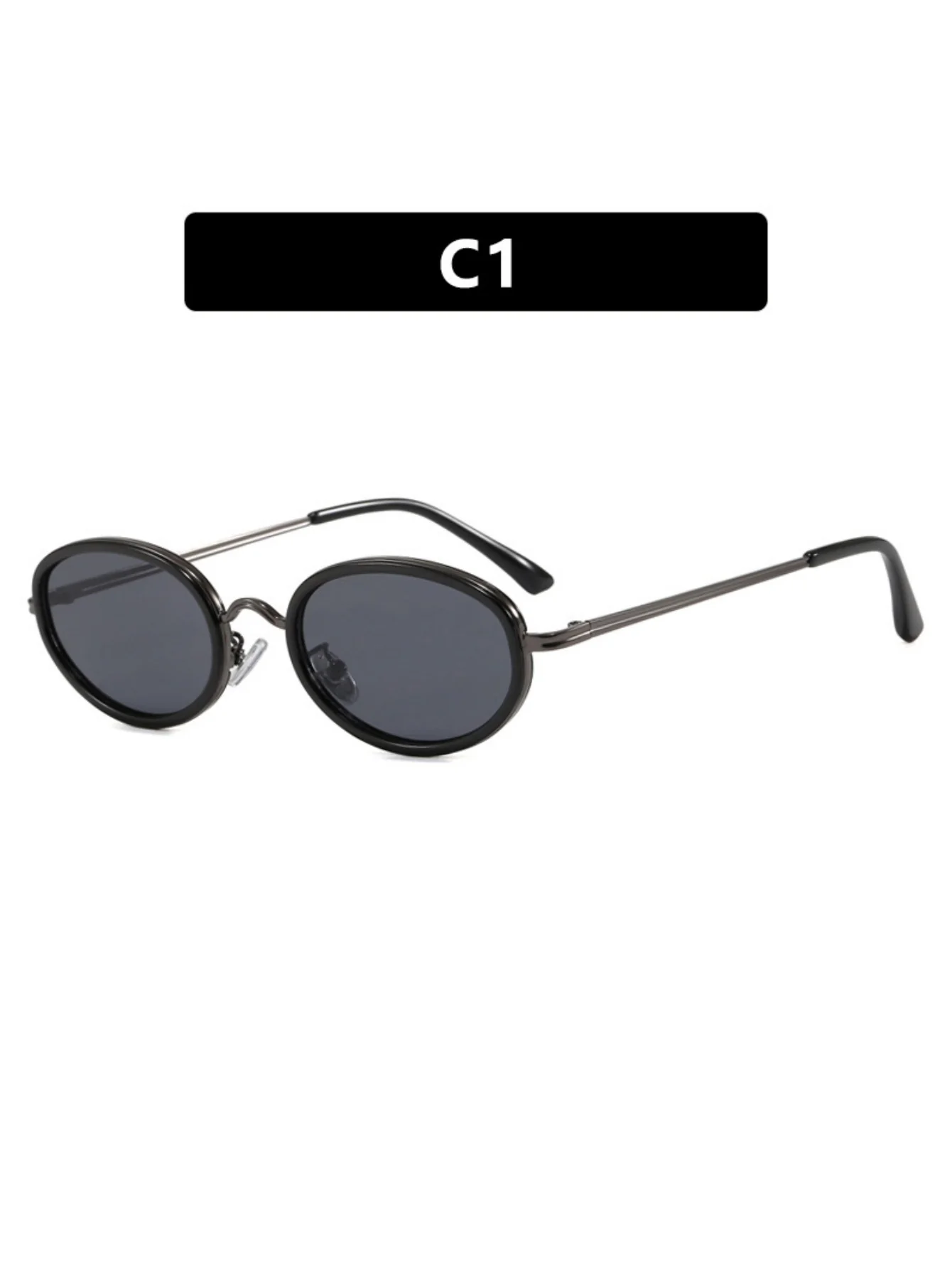 Full-frame Oval Sunglasses - Image 4