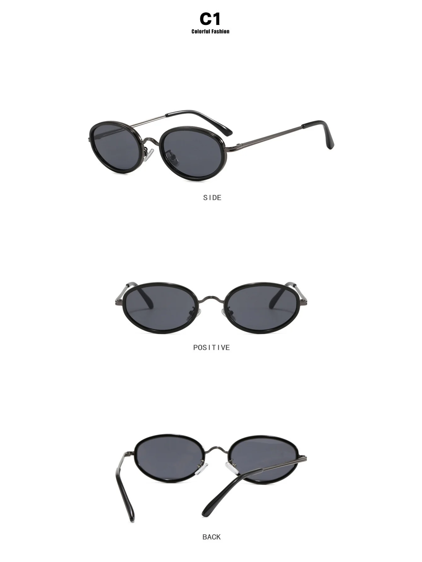 Full-frame Oval Sunglasses - Image 5