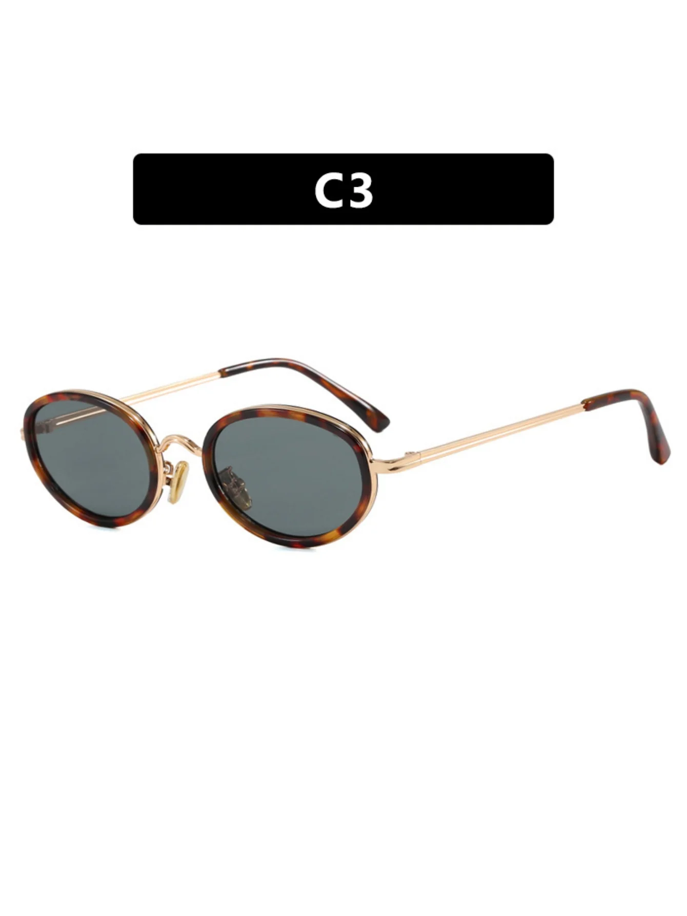 Full-frame Oval Sunglasses - Image 8