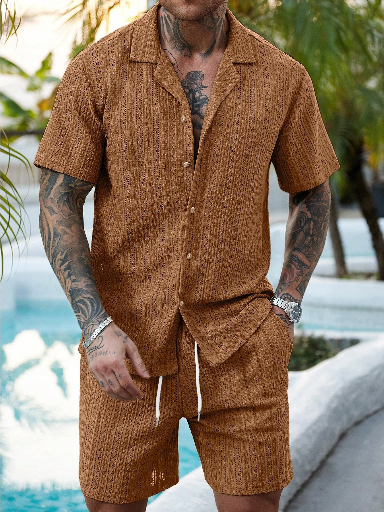 Hollow Out Breathable 2-piece Sets Set - Image 18