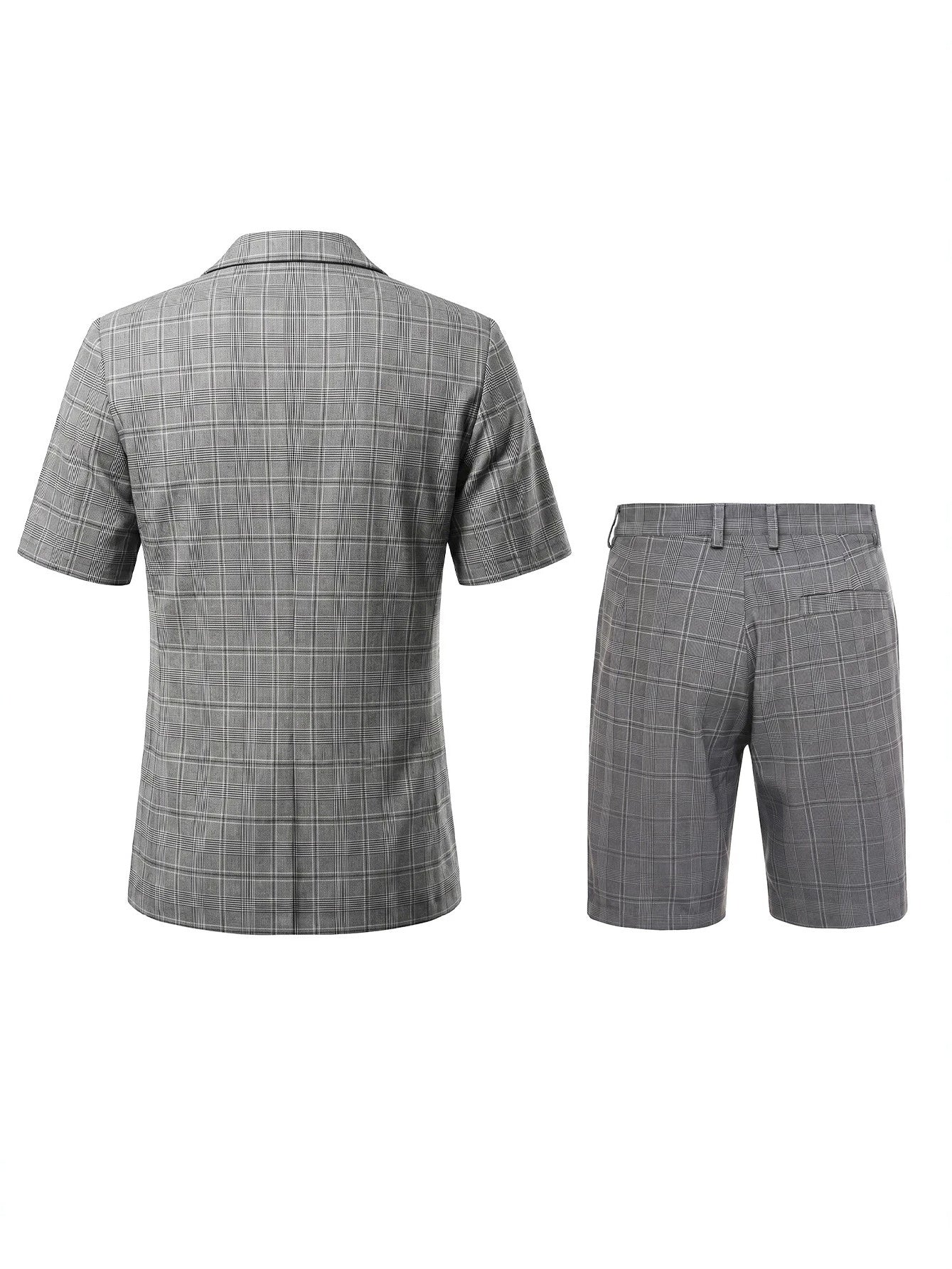 Light Business Leisure Plaid Suit Set 2-piece Sets - Image 4