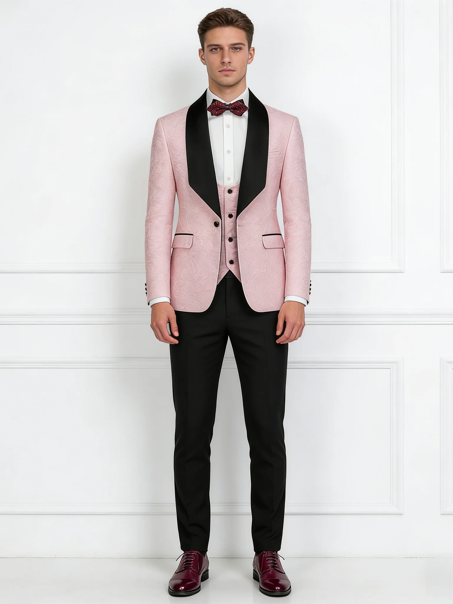 Business Leisure Suit Set 3-piece Sets - Image 15