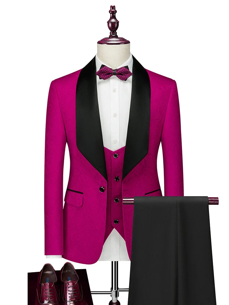 Business Leisure Suit Set 3-piece Sets - Image 18