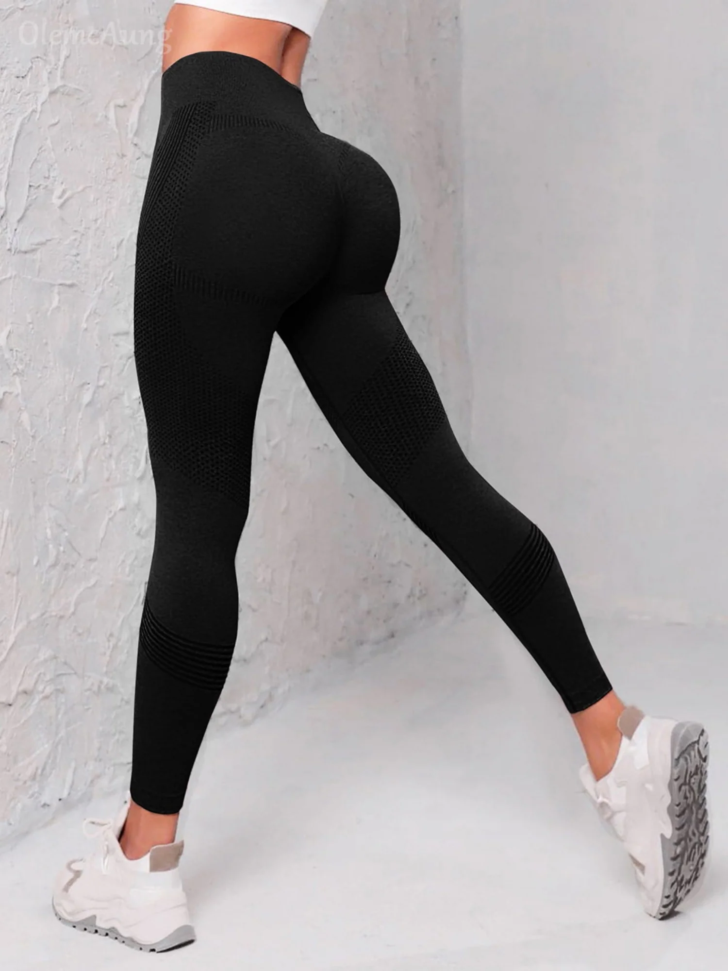 Seamless High-waisted Hip Lift Sports Yoga Pants - Image 5