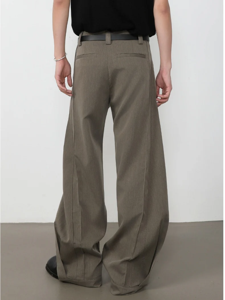 Retro Machete Stereo Gathering Cleanfit Dress Pants Pants - Image 3