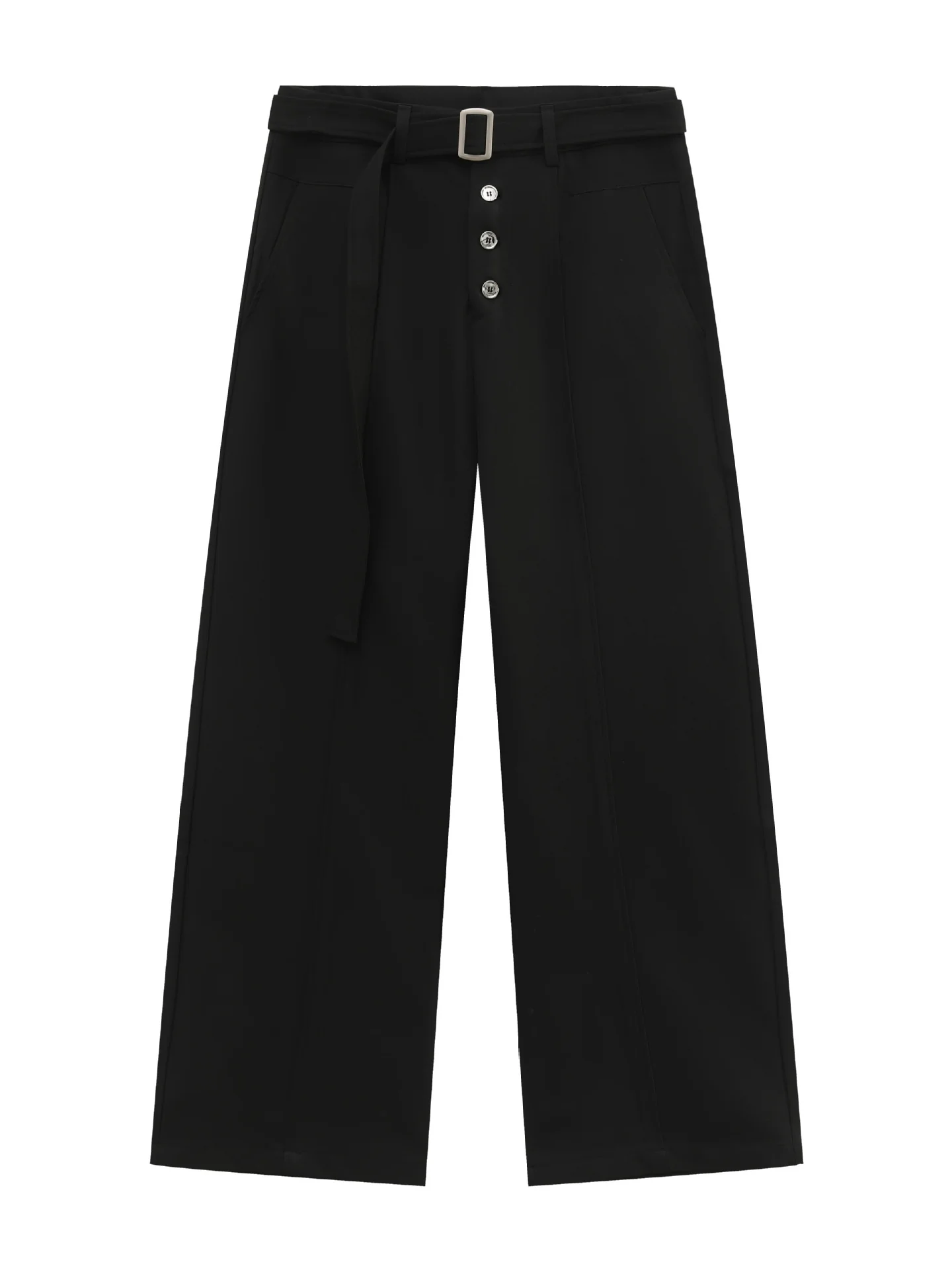 Stereo Multiple Buttons Straight-fit Dress Pants Pants - Image 10