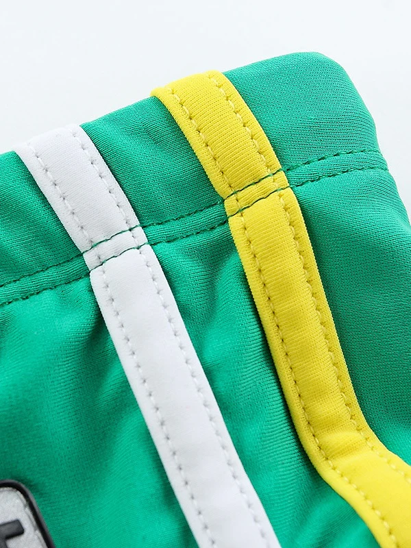 Low Rise Color Matching Beach Triangle Swimming Trunks - Image 7