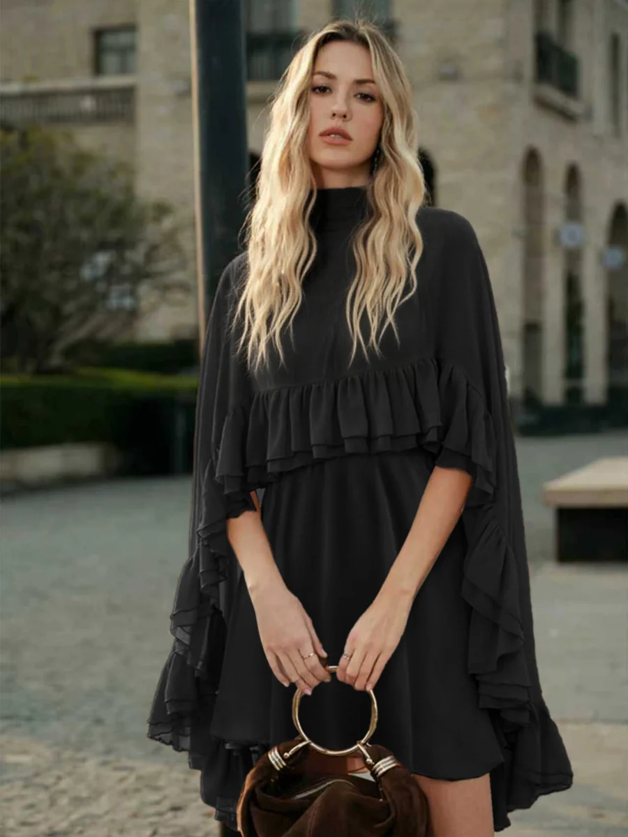 Camisoles Shawl Ruffle Chiffon 2-piece Sets - Image 4