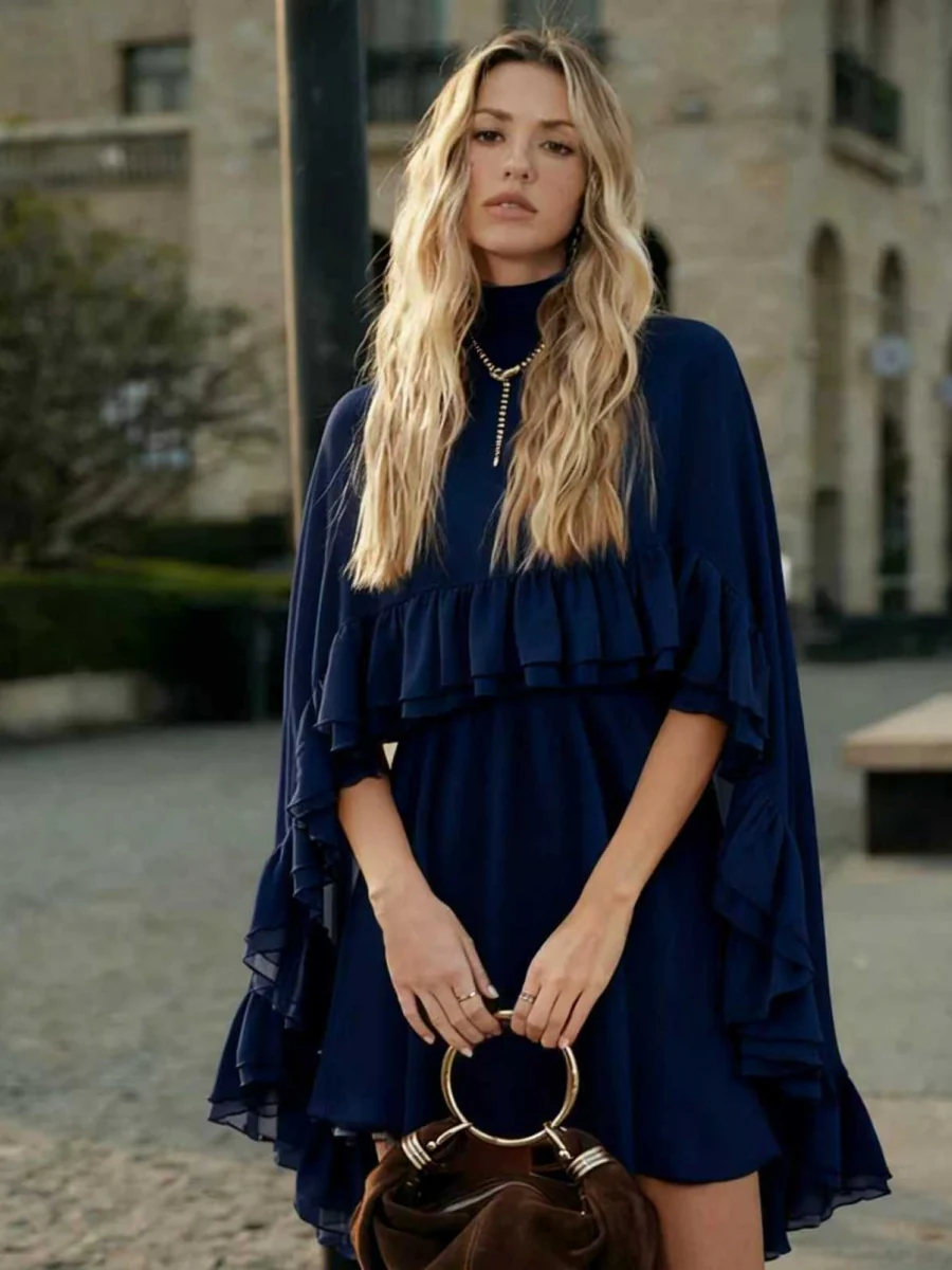Camisoles Shawl Ruffle Chiffon 2-piece Sets - Image 8
