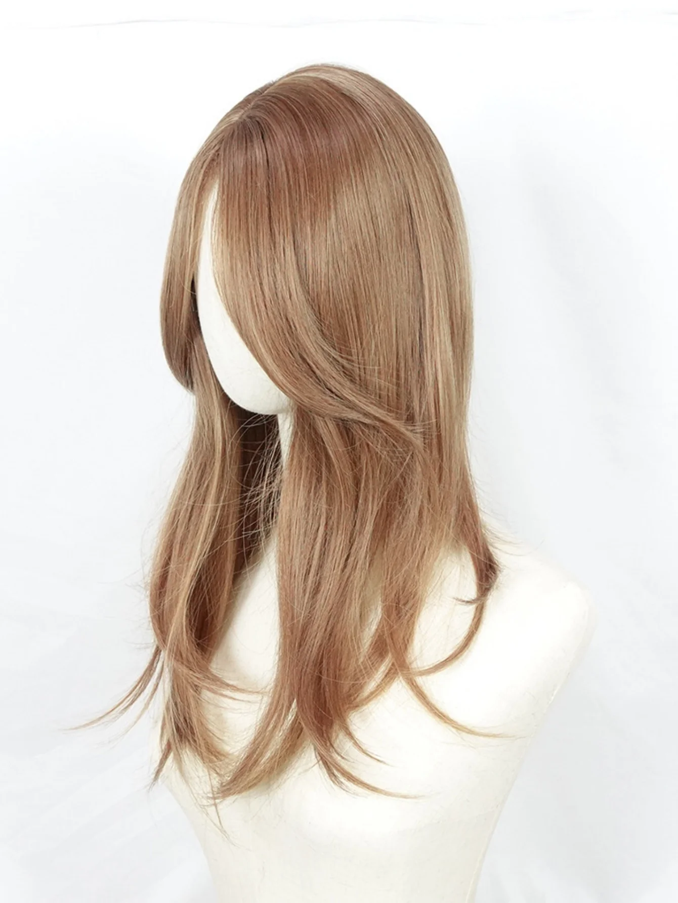 Invisible, Seamless Synthetic Long Wig That Covers Gray Hair - Image 3