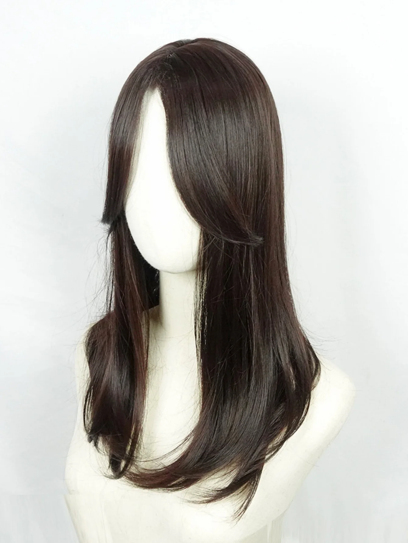 Invisible, Seamless Synthetic Long Wig That Covers Gray Hair - Image 5