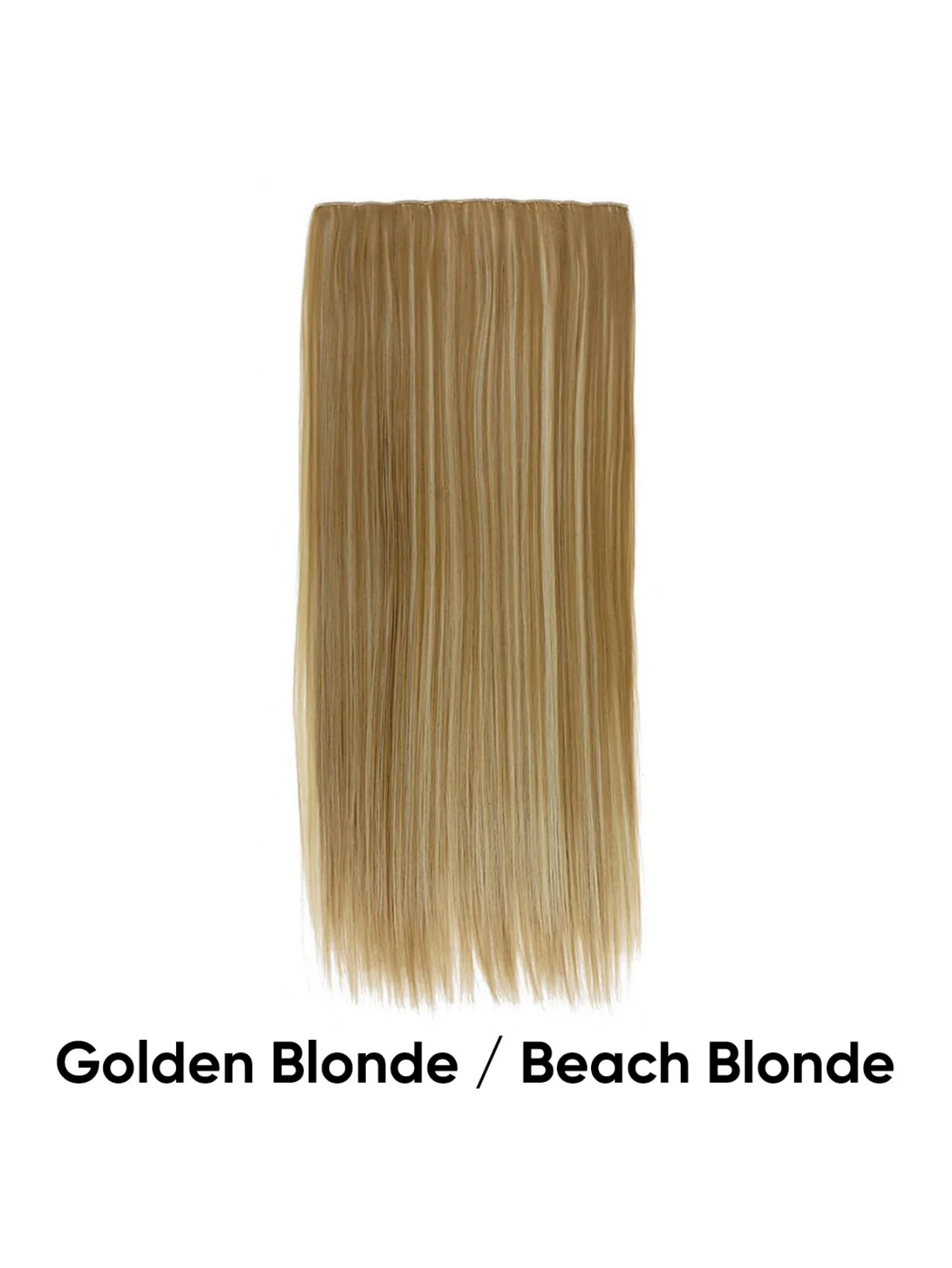 Seamless, Invisible, One-piece Long Straight Wig With Fluffy Hair - Image 16